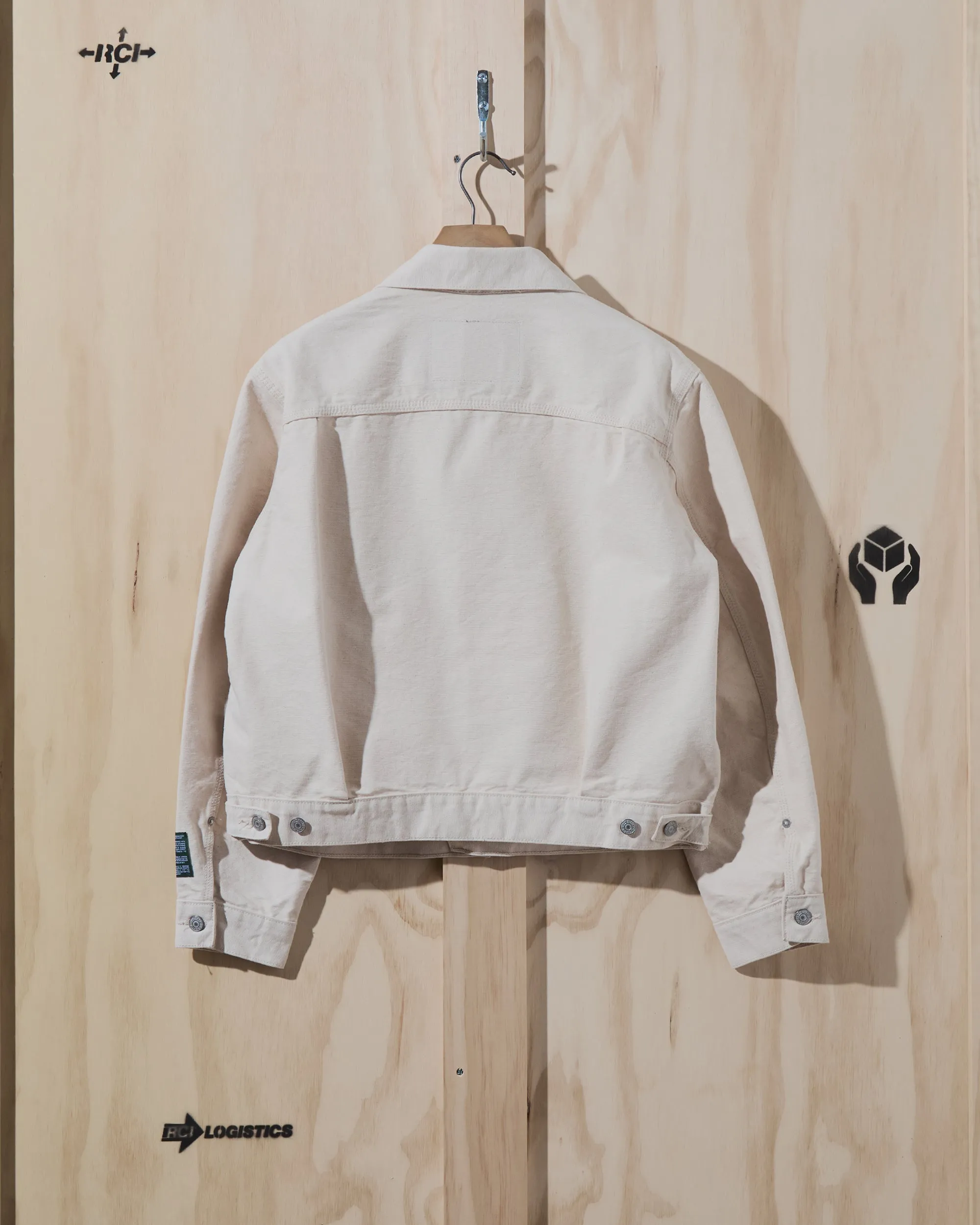 RCI x Levi's Duck Canvas Type II Trucker Jacket in Natural