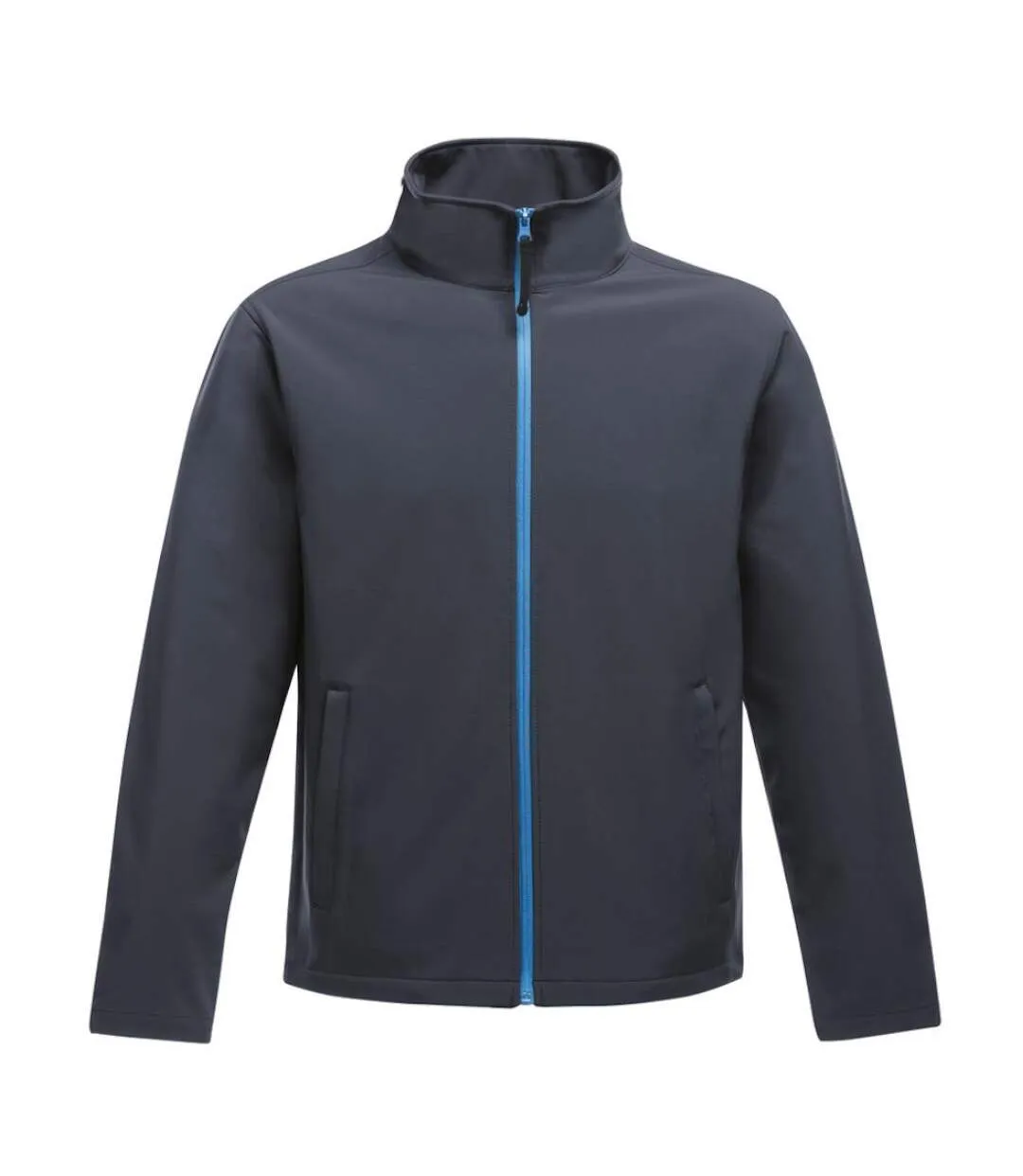 Regatta Standout Mens Ablaze Printable Soft Shell Jacket (Navy/French Blue) - UTPC3322