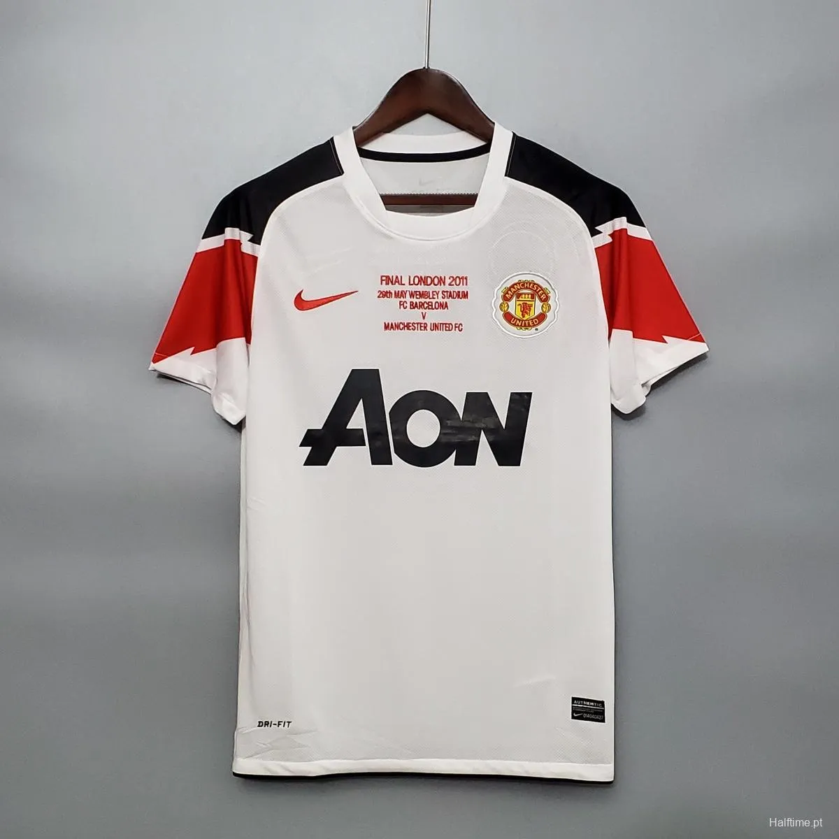 Retro 10/11 Manchester United in the Champions League version away Soccer Jersey