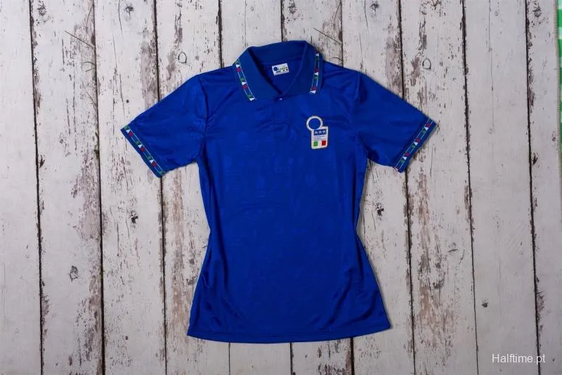 Retro 1994 Italy Home Soccer Jersey