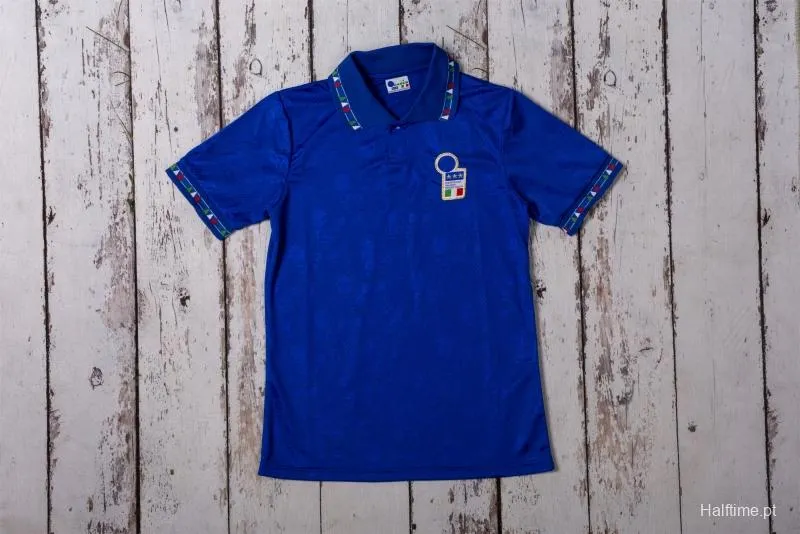 Retro 1994 Italy Home Soccer Jersey