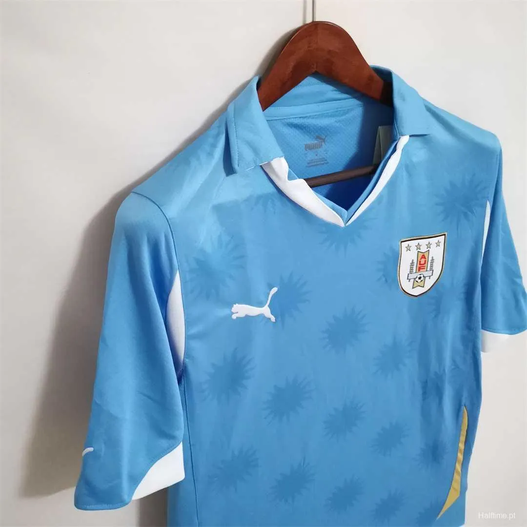 Retro 2010 Uruguay Home Soccer Jersey