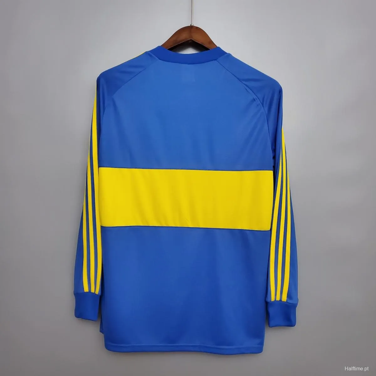 Retro Long sleeve 1981 Boca Juniors home Soccer Jersey