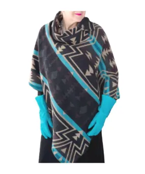 Rhonda Stark Women's Reversible Poncho