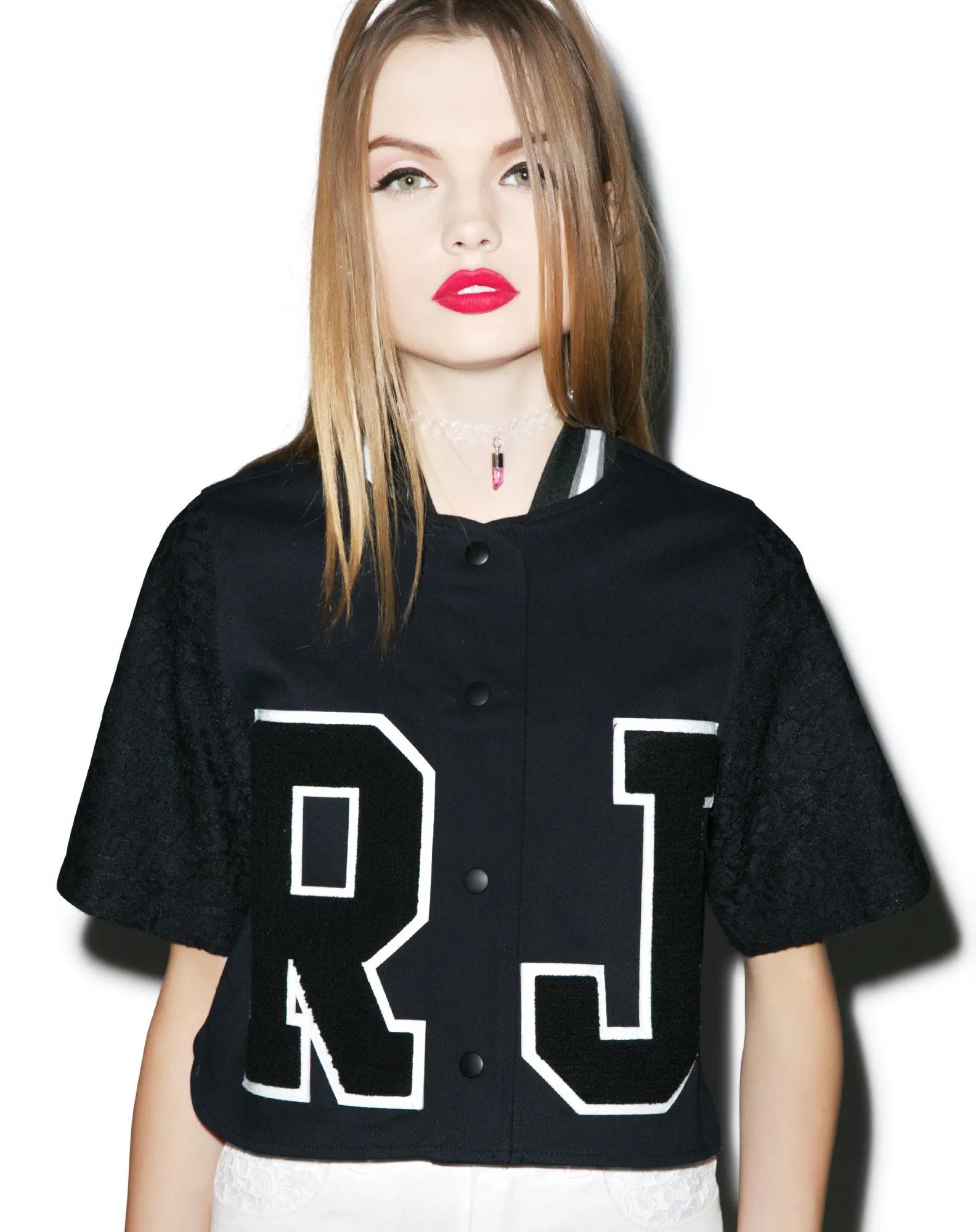 RJ Baseball Cropped Shirt-