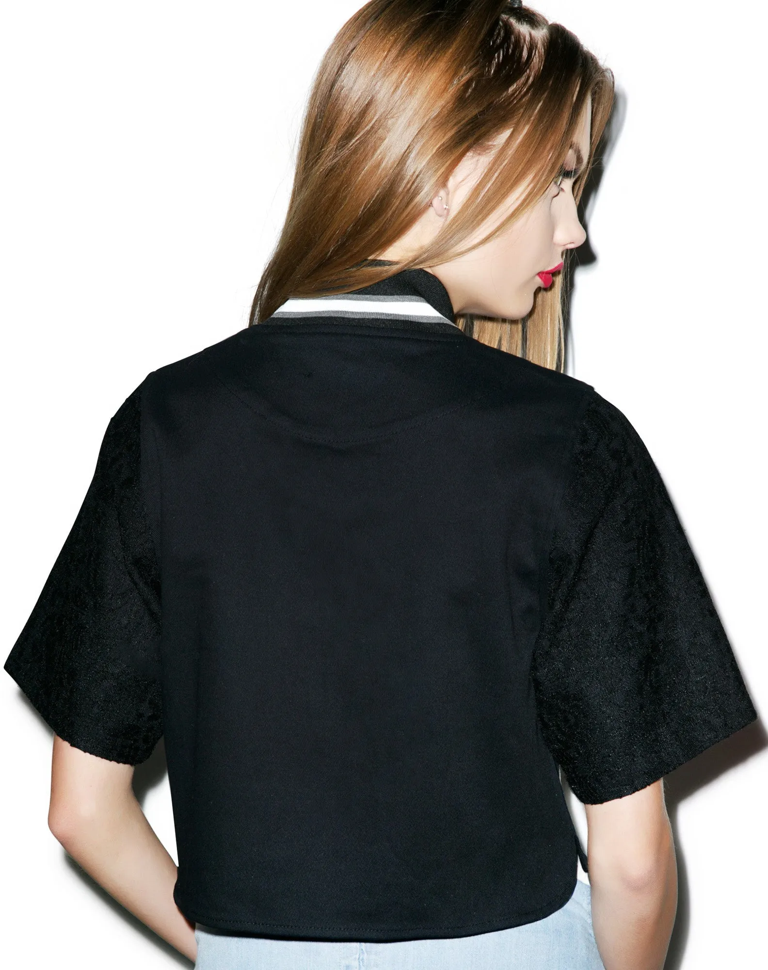 RJ Baseball Cropped Shirt-