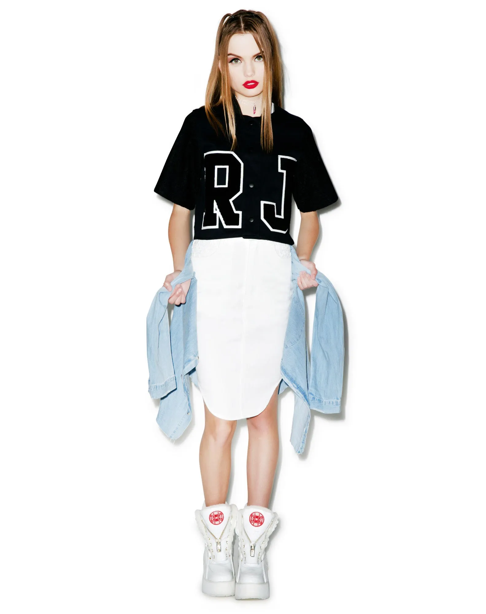 RJ Baseball Cropped Shirt-