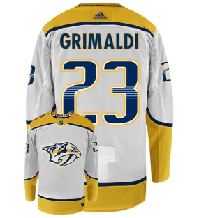 Rocco Grimaldi Nashville Predators Adidas Authentic Away NHL Hockey Jersey     