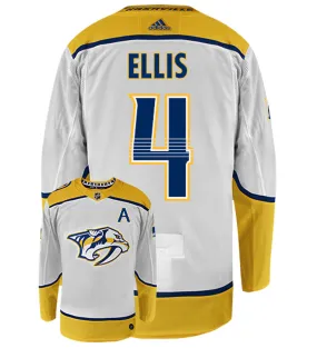 Ryan Ellis Nashville Predators Adidas Authentic Away NHL Hockey Jersey     