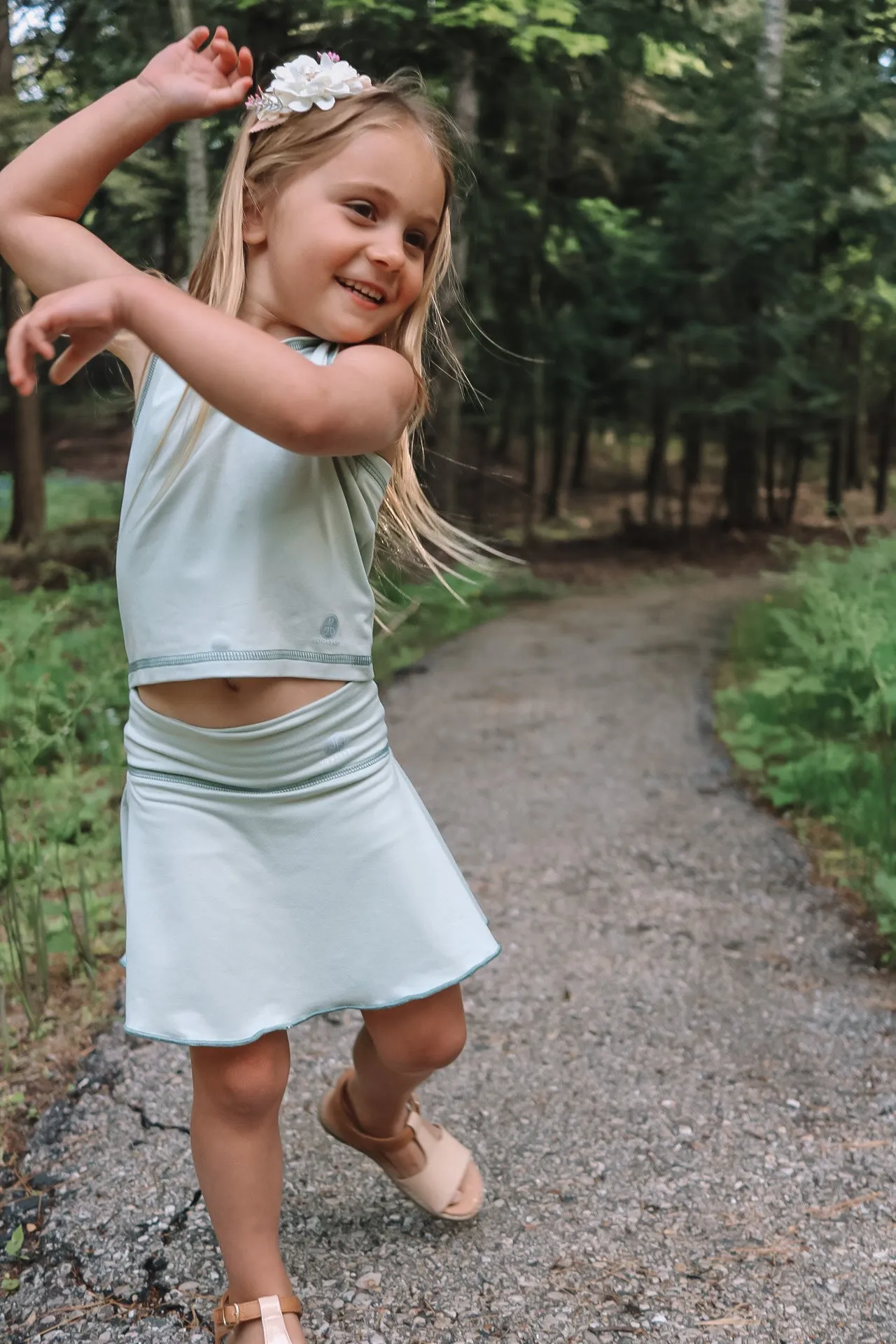 Sage Halter and Tennis Skirt