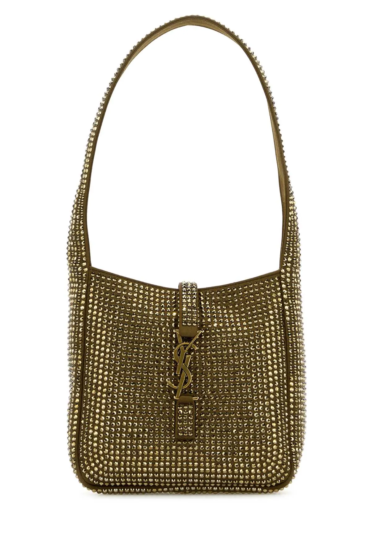 Saint Laurent Embellished Satin Le 5  7 Supple Baby Shoulder Bag