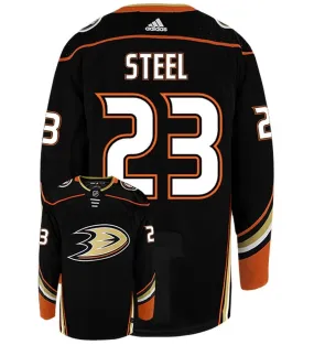 Sam Steel Anaheim Ducks Adidas Authentic Home NHL Hockey Jersey     