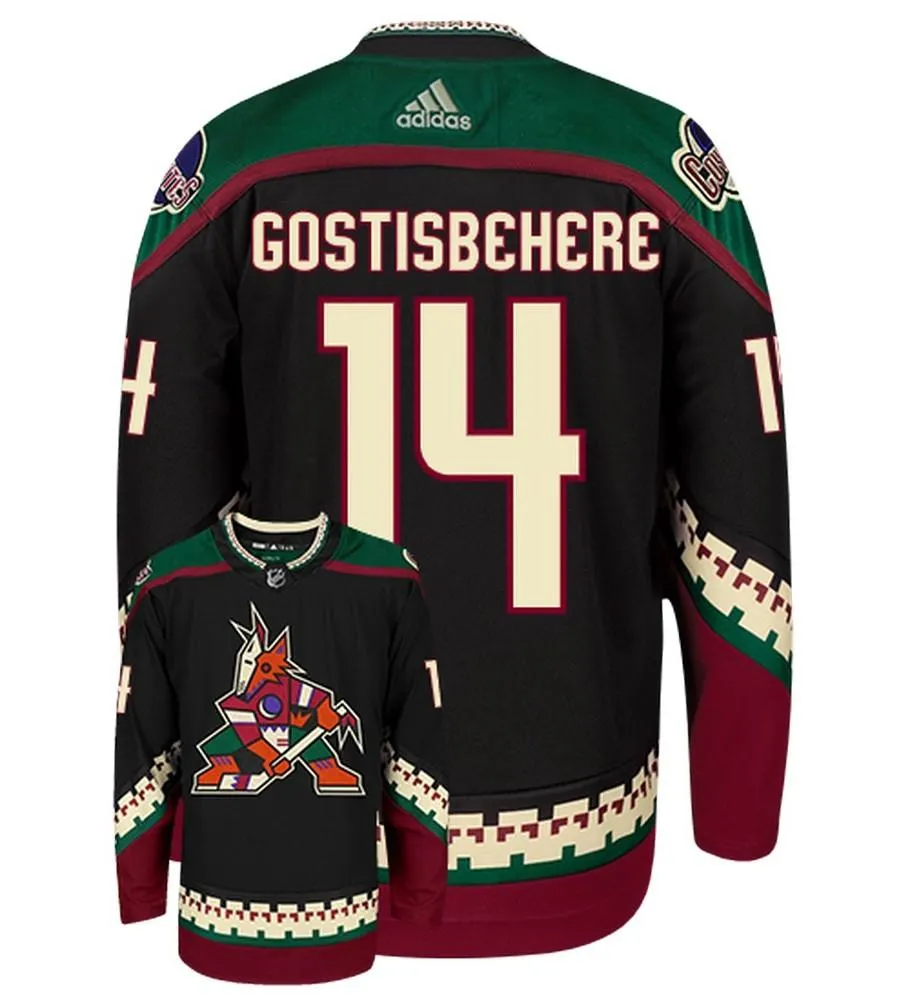 Shayne Gostisbehere Arizona Coyotes Adidas Authentic Home NHL Hockey Jersey     