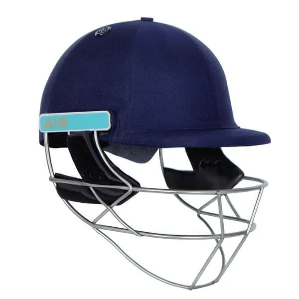 Shrey Master Class AIR Cricket Helmet, Titanium Grill, Navy