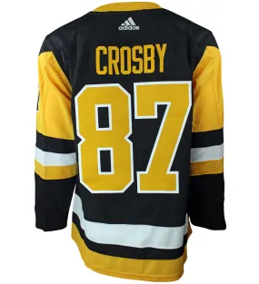 Sidney Crosby Pittsburgh Penguins Adidas Authentic Home NHL Hockey Jersey - Ready to Ship     