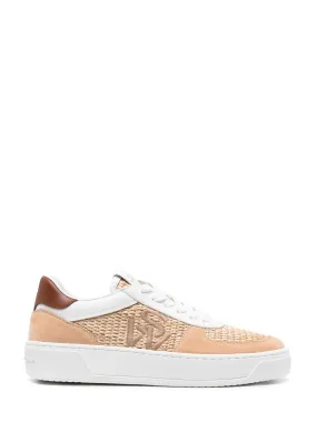 SW Raffia trainers, beige