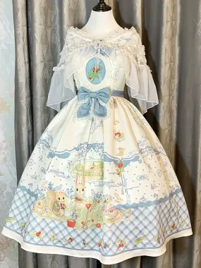 Sweet Lolita Dress Sleeveless Sweet Fairytale Lolita Dress