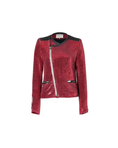 Taylor Swift New Year's Eve Red Sequin Jacket