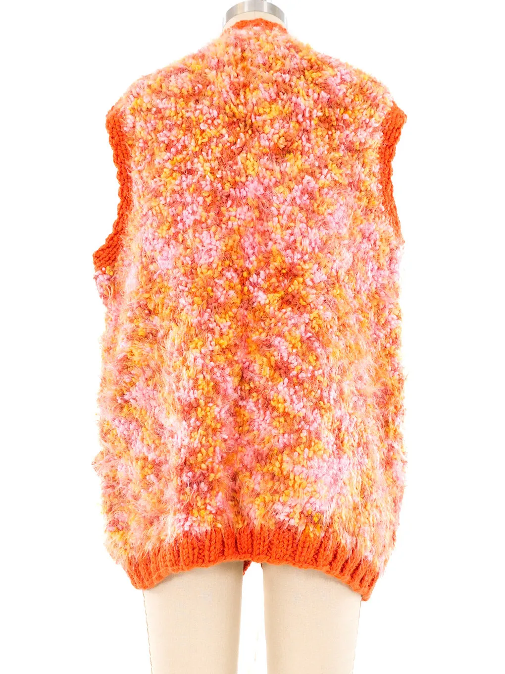 Textured Hand Knit Vest