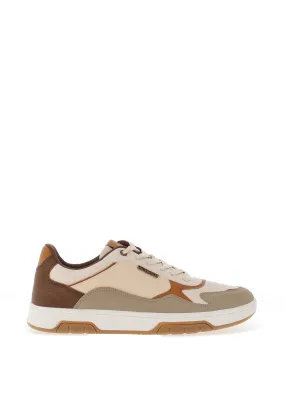 Tommy Bowe Willemse Lace Up Colour Block Trainers, Neutral