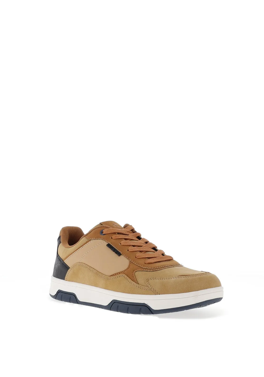 Tommy Bowe Willemse Lace Up Trainers, Camel