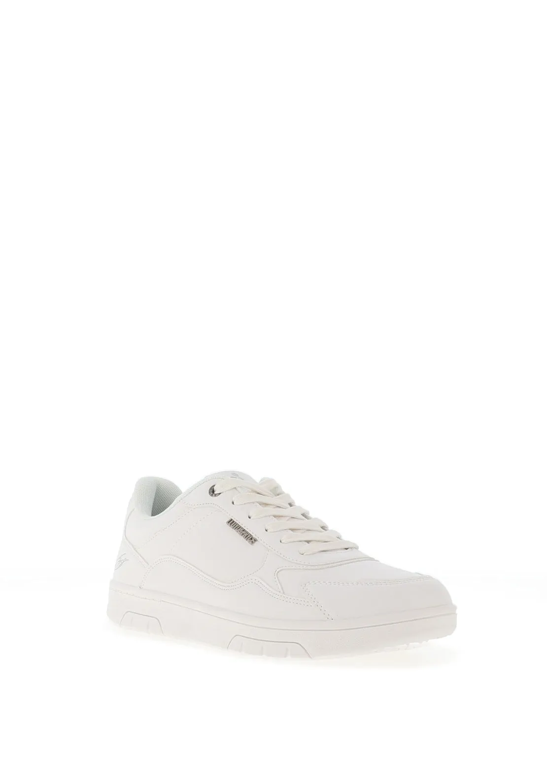 Tommy Bowe Willemse Lace Up Trainers, White