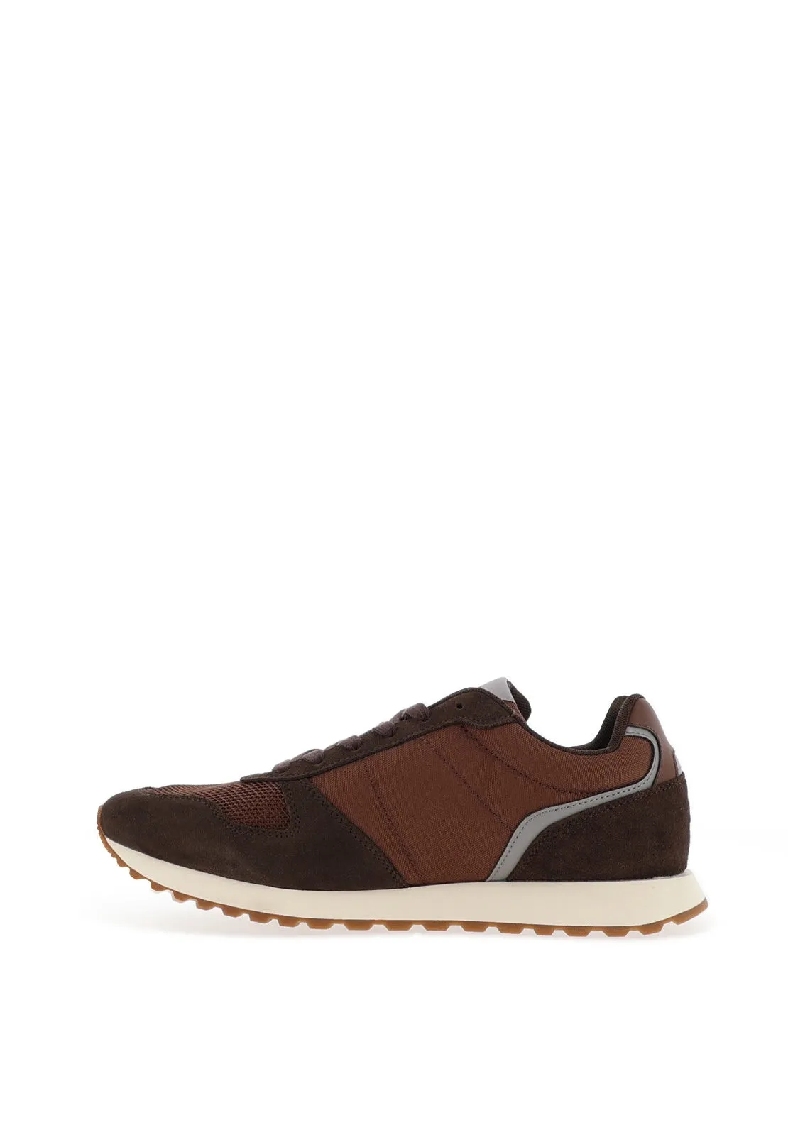 Tommy Hilfiger Essential Mixed Texture Trainers, Ebony Brown