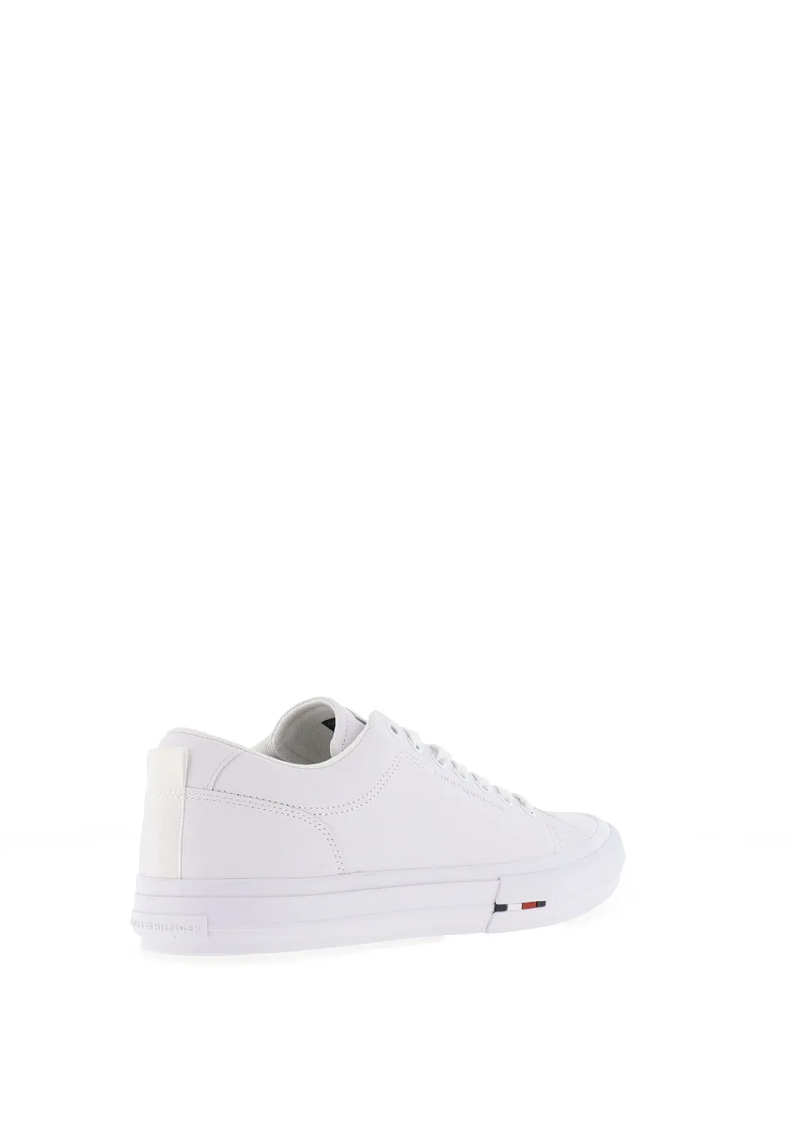 Tommy Hilfiger Leather Logo Trainers, White