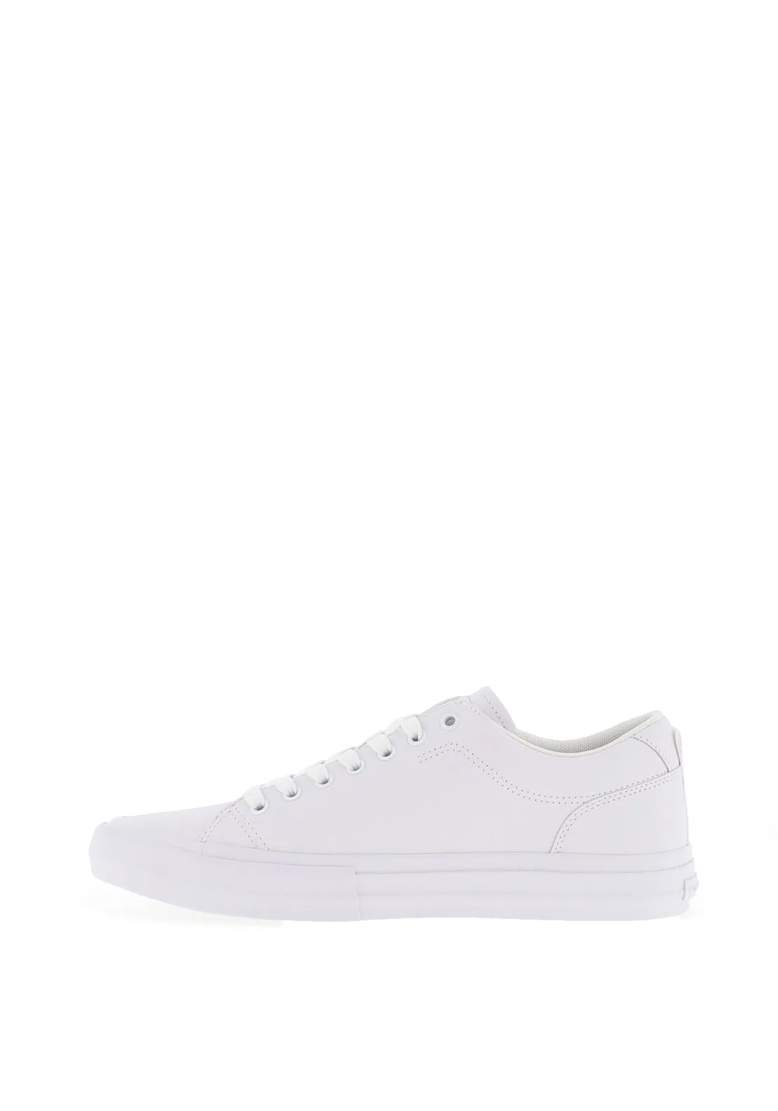 Tommy Hilfiger Leather Logo Trainers, White