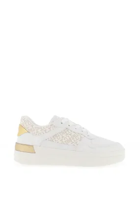 Tommy Hilfiger Lux Court Monogram Trainers, White