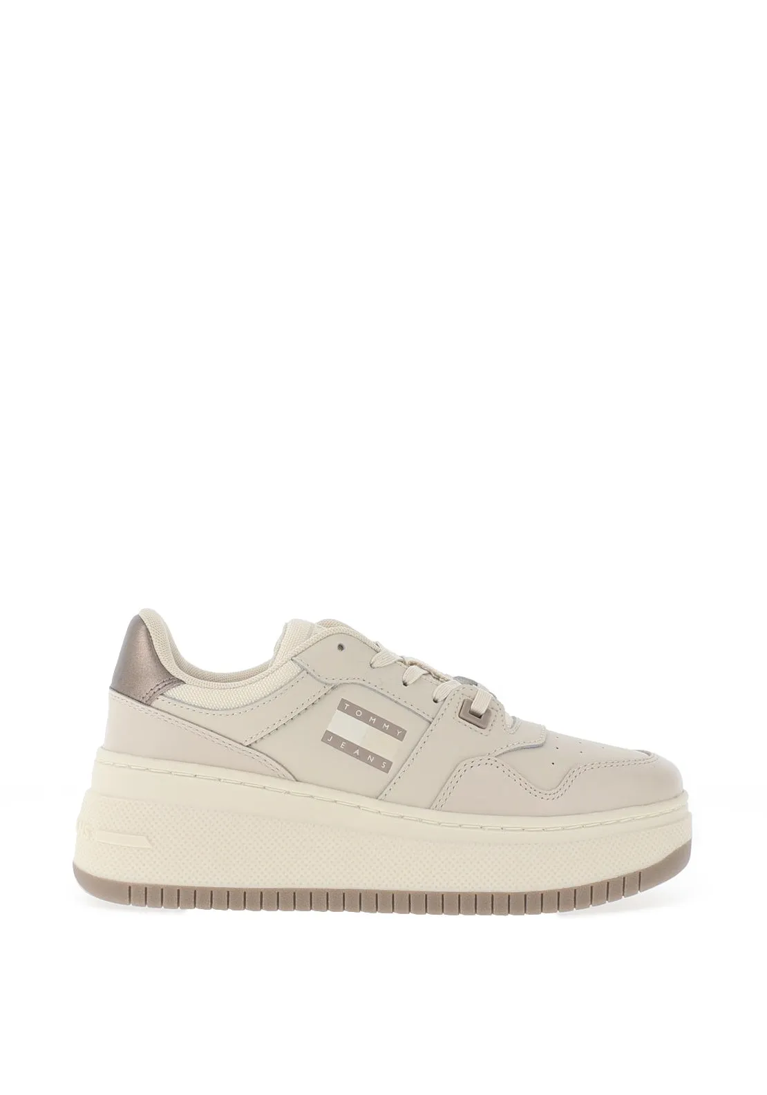 Tommy Hilfiger Retro Flatform Trainers, Beige