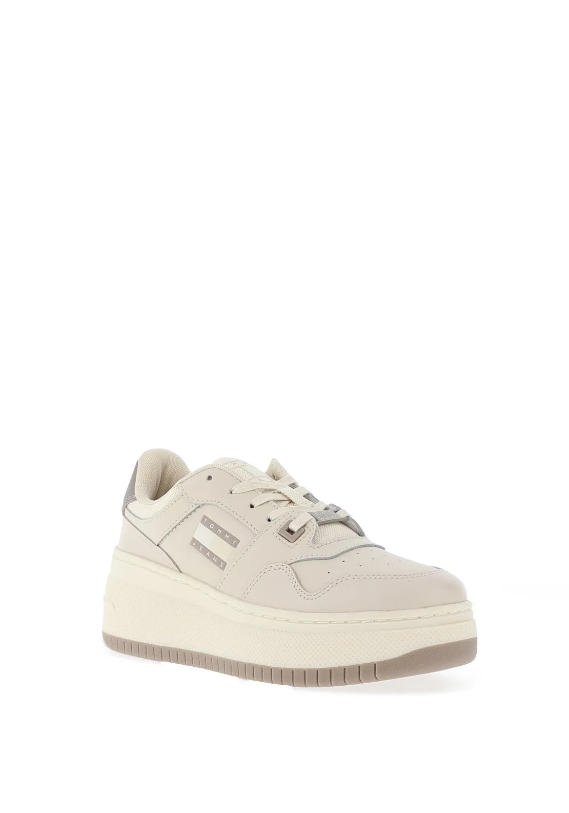 Tommy Hilfiger Retro Flatform Trainers, Beige