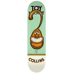 Toy Machine Collins Pen N Ink Skateboard Deck  8.25