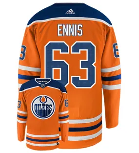 Tyler Ennis Edmonton Oilers Adidas Authentic Home NHL Hockey Jersey     