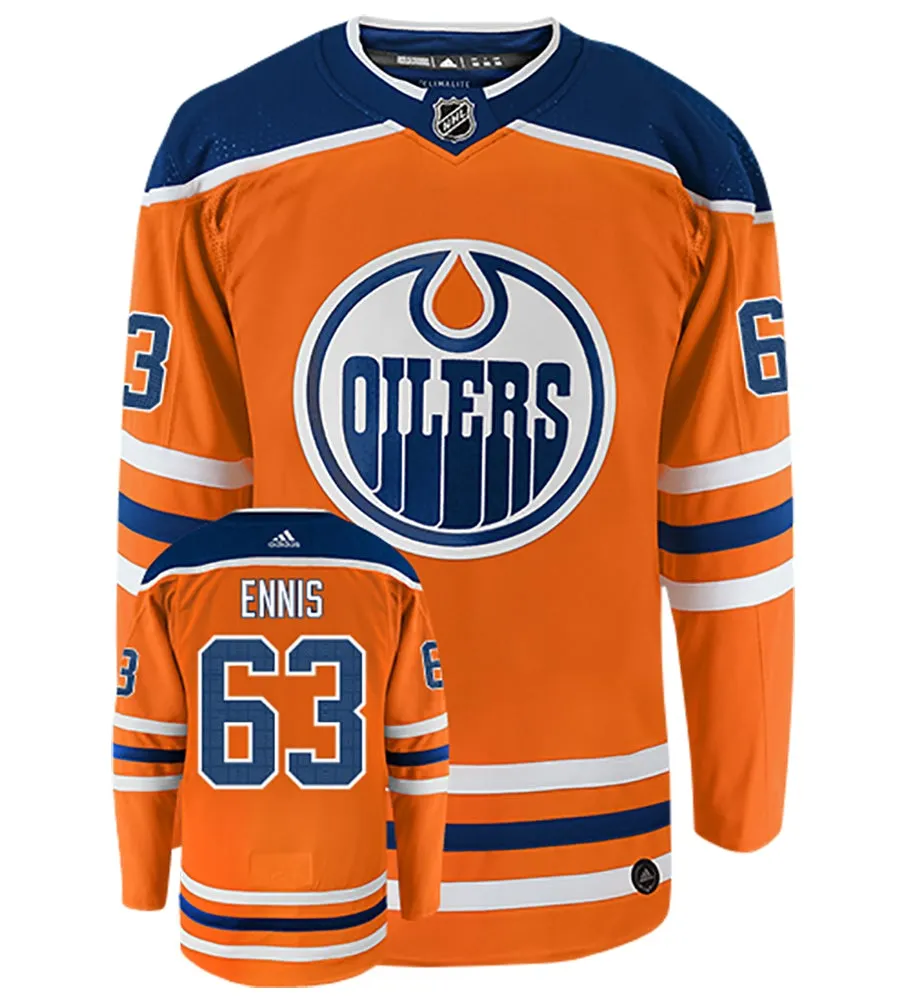 Tyler Ennis Edmonton Oilers Adidas Authentic Home NHL Hockey Jersey     