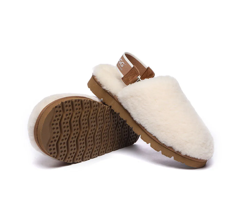 UGG AUSTRALIAN SHEPHERD Removable Strap Slingback Ugg Slipper Women Kamari