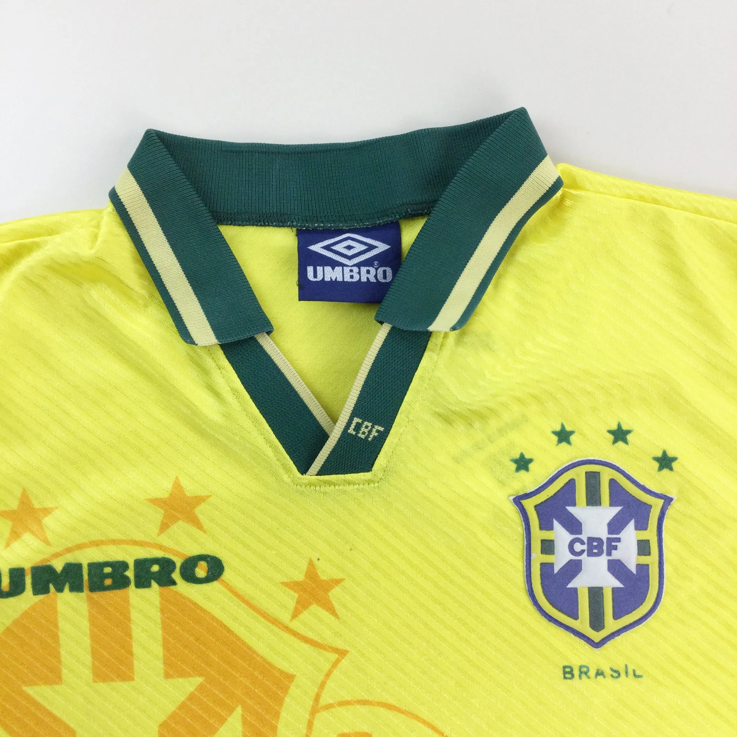 Umbro Brasil 1994 Football Jersey - Large