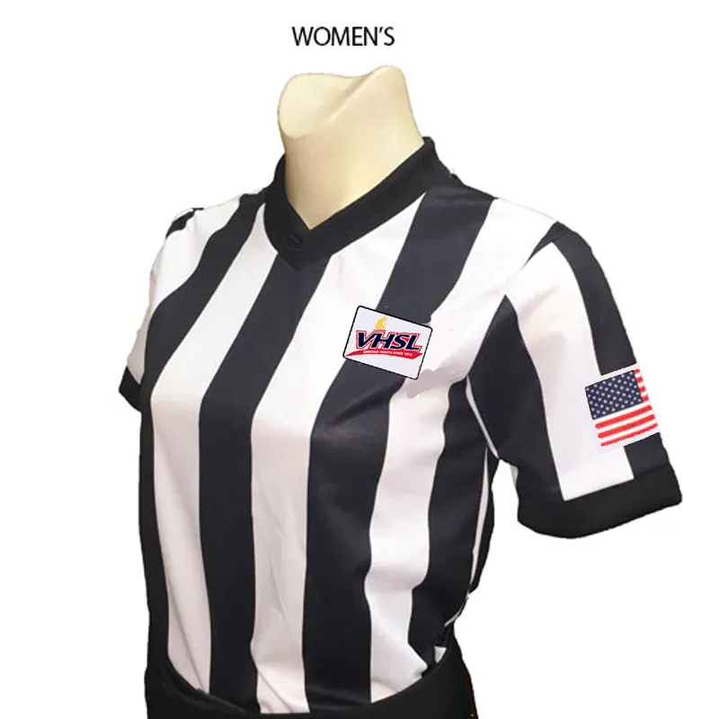 VHSL Logo Basketball Referee V-Neck