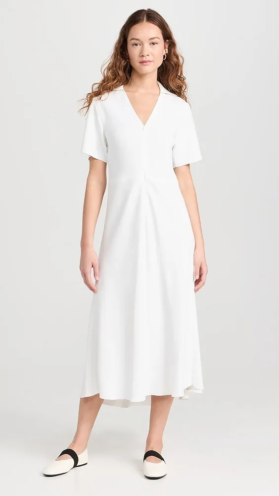 Vince   Short Sleeve Polo Dress 