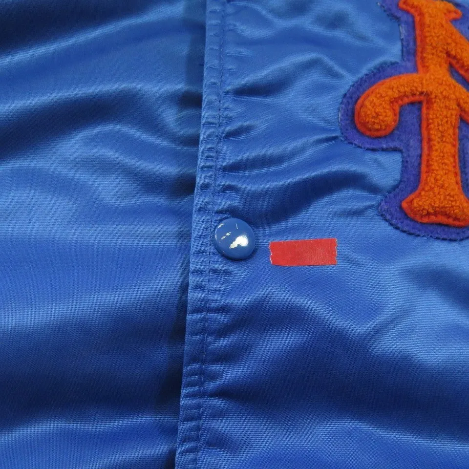 Vintage 80s Starter New Yorks Mets Jacket L MLB Baseball Satin