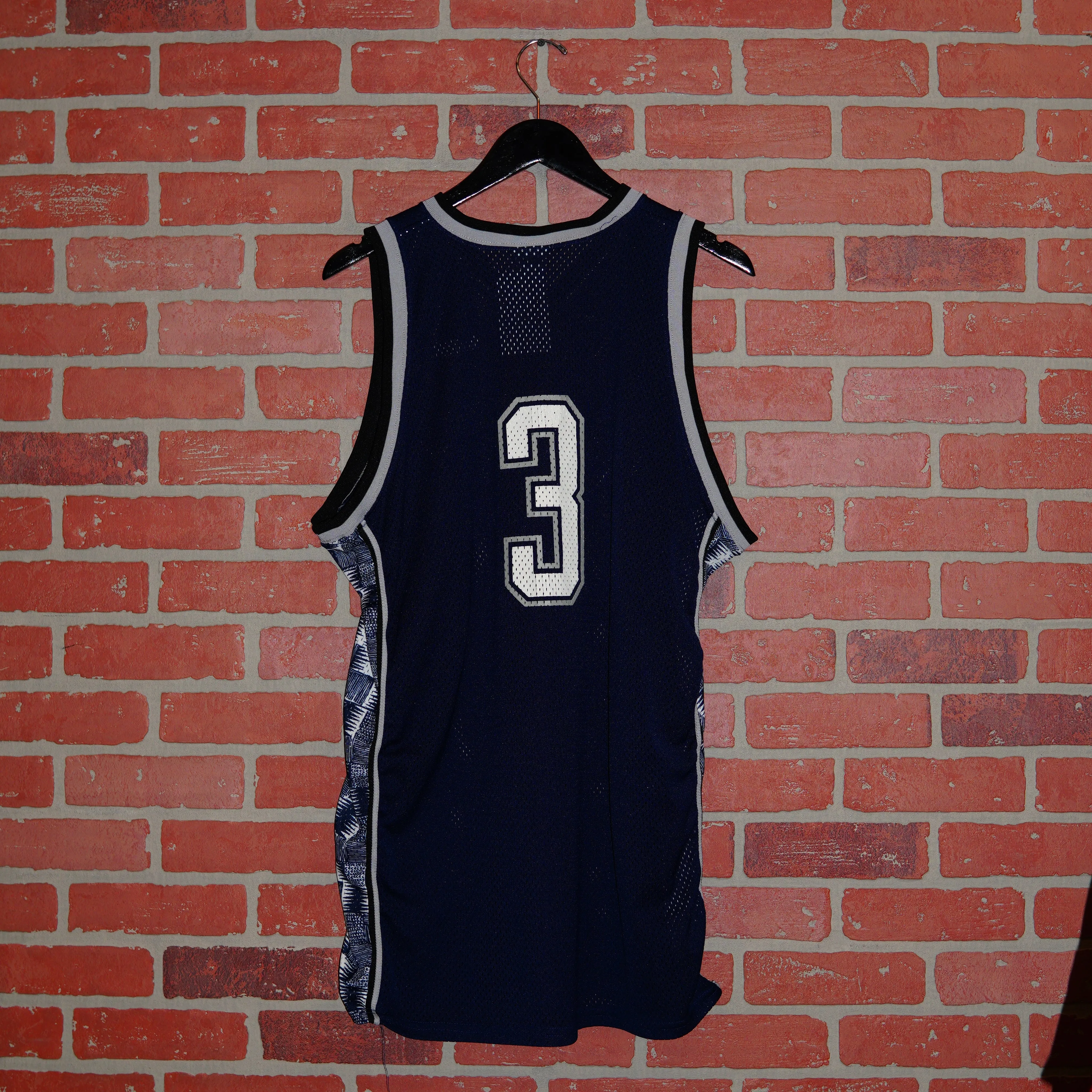 VTG DeLong USA Georgetown College Allen Iverson Basketball Jersey