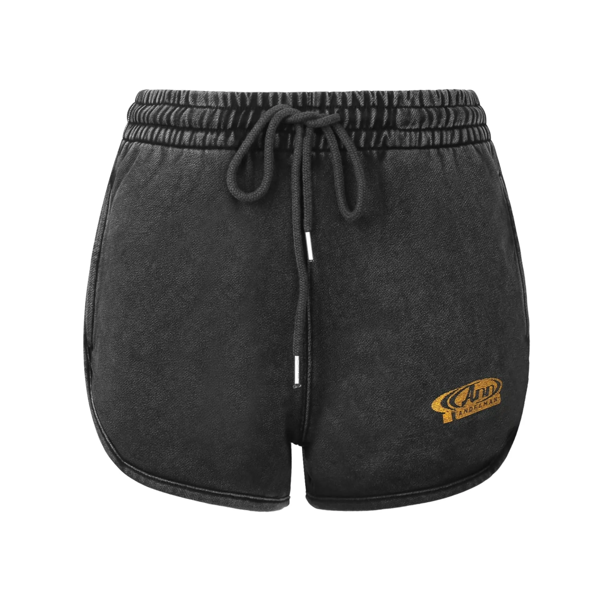 Washed Grey Logo Shorts-