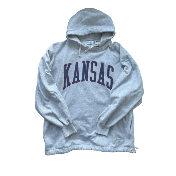 WESTSIDE STOREY VINTAGE | VINTAGE 90S KU JAYHAWKS HOODIE W/ POCKETS