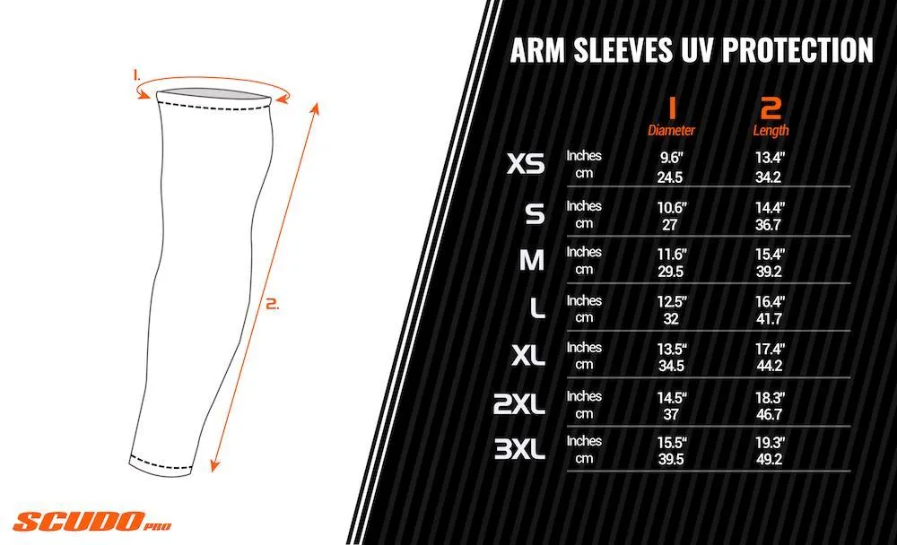 White Compression Arm Sleeves UV Protection Unisex - Walking - Cycling - Running - Golf - Baseball - Basketball