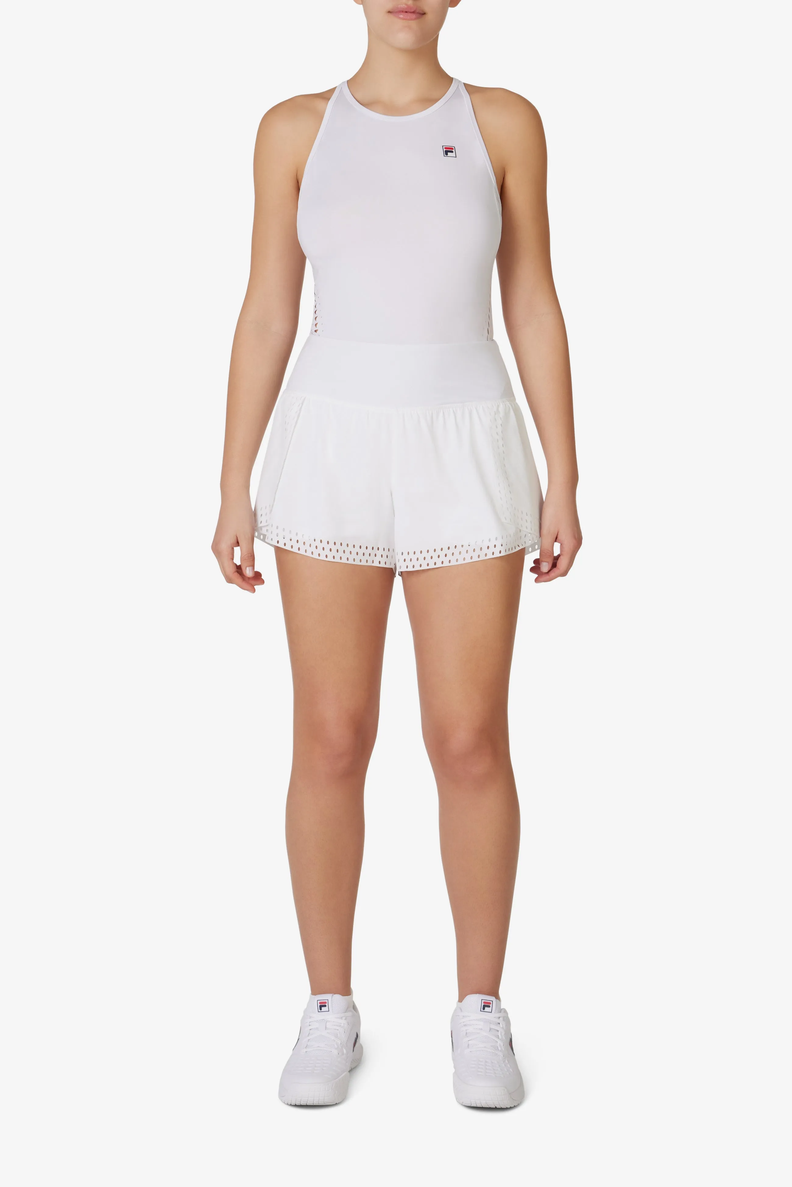 White Line Tennis Skort