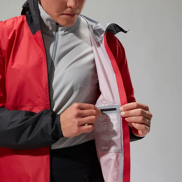 Women's MTN Guide Hyper LT Jacket - Red/Black