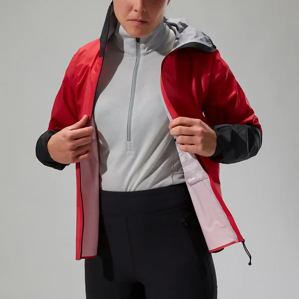 Women's MTN Guide Hyper LT Jacket - Red/Black