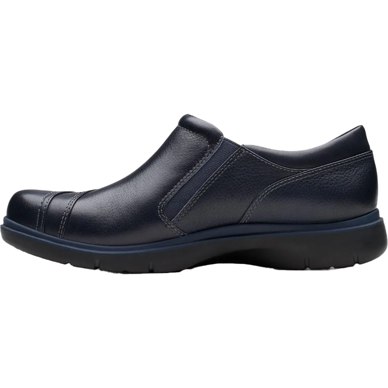 Women's Clarks Certina Pure Navy Leather