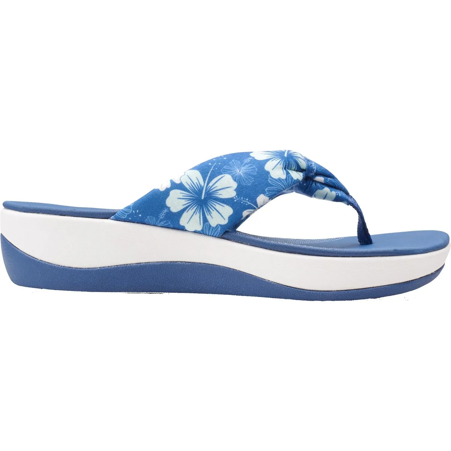 Women's Clarks Cloudsteppers Arla Glison Blue/Multi Flowers Fabric