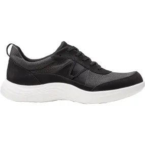 Women's Clarks Cloudsteppers Lulu Walk Black Fabric